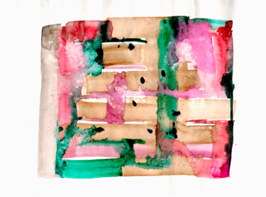 Painting titled "Asymmetrical Mandal…" by Dmitri Matkovsky, Original Artwork, Acrylic