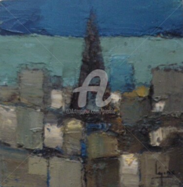 Peinture intitulée "Paris s'éveille; Pa…" par Pierre-Antoine Lépine, Œuvre d'art originale, Huile
