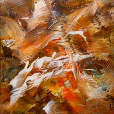 Painting titled "Champ Chromatique (…" by Davidian Gotis Abstraction Abstraite, Original Artwork, Acrylic