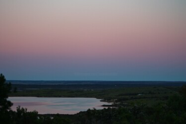 Photography titled "Sunset at the Lagoon" by Elke Matthaeus, Original Artwork