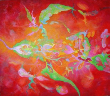 Peinture intitulée "corpus avis" par Christophe Challier, Œuvre d'art originale, Huile