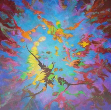 Peinture intitulée "crepuscule" par Christophe Challier, Œuvre d'art originale