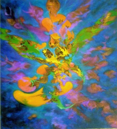 Peinture intitulée "opus 2" par Christophe Challier, Œuvre d'art originale, Huile