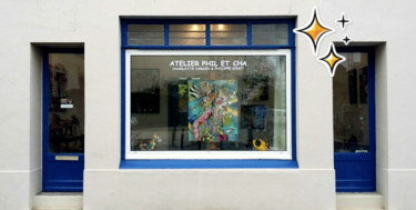 Fotografía titulada "Atelier Phil et Cha…" por Philippe Sidot Et Charlotte Carsin, Obra de arte original