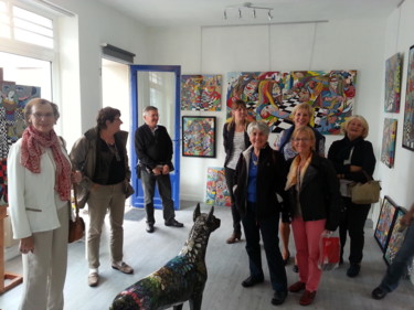 Fotografía titulada "atelier galerie phi…" por Philippe Sidot Et Charlotte Carsin, Obra de arte original
