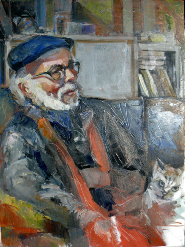 Peinture intitulée "repos" par Marieline Gerard, Œuvre d'art originale, Huile