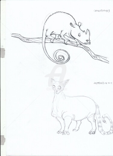 Drawing titled "mutant1" by Thierry Goulard, Original Artwork, Digital Photography