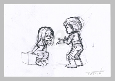 Dessin intitulée "ptit-gard-5" par Thierry Goulard, Œuvre d'art originale, Photographie numérique