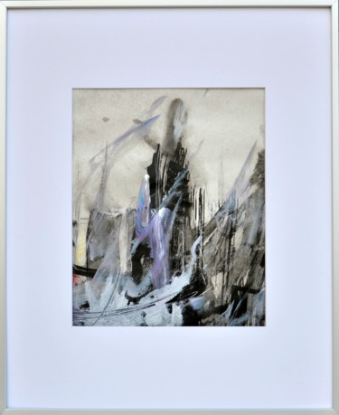 Dessin intitulée "Tempête" par Gérard Esquerre, Œuvre d'art originale, Encre Monté sur Carton