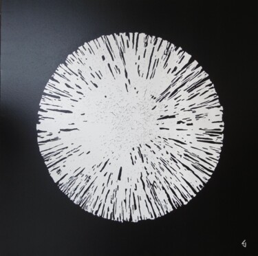 Peinture intitulée "blackwhite 1" par Claude Goasguen, Œuvre d'art originale, Acrylique