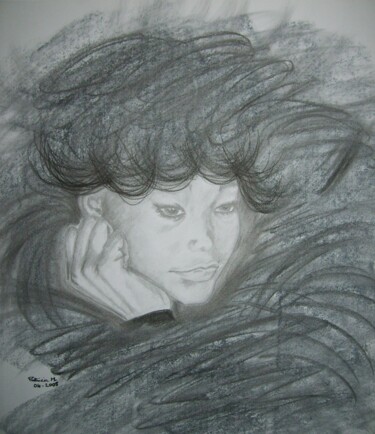 제목이 "smoke.jpg"인 그림 Patricia M. Le Démon Du Crayon로, 원작, 숯