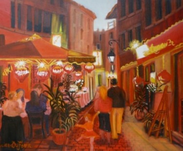 M26- Les Délices d'Aix en Provence Peinture intitulée "M26- Les Délices d'…" par Lucien Dufour, Œuvre d'art originale, Huile