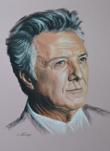 Dessin intitulée "Dustin" par Andromaque, Œuvre d'art originale, Pastel Monté sur Carton