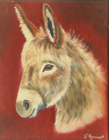 ANON huile sur toile - originale signée Painting titled "ANON huile sur toi…" by Patricia Giroldini Hyvernat, Original Artwork, Oil Mounted on Wood Stretcher frame
