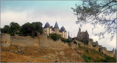 Photographie intitulée "~ châteaux & église…" par Naty B, Œuvre d'art originale