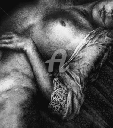 Eutopie Dessin intitulée "Eutopie" par Peter Soyman, Œuvre d'art originale, Graphite