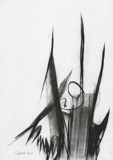 Dibujo titulada "Accord 11 - Fats Wa…" por Gipéhel, Obra de arte original, Carbón