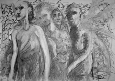 「Wait for your turn」というタイトルの描画 Antoon Diepstratenによって, オリジナルのアートワーク, その他