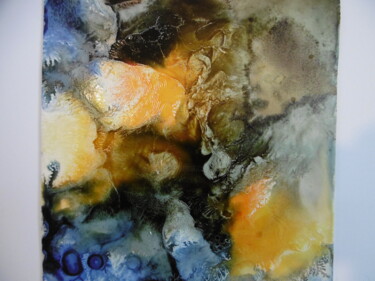 Peinture intitulée "imagine 1" par Claude Goasguen, Œuvre d'art originale, Aquarelle