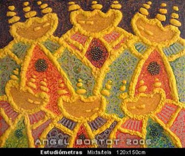 Painting titled "estudiometras.jpg" by Angel Bortot, Original Artwork, Other
