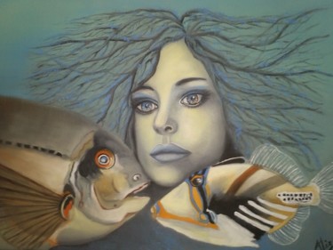 Peinture intitulée "Conciliabule." par Alix, Œuvre d'art originale, Huile