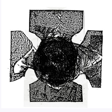 Digital Arts titled "Rubbish Heap Cross 4" by Scott Short, Original Artwork, Collages