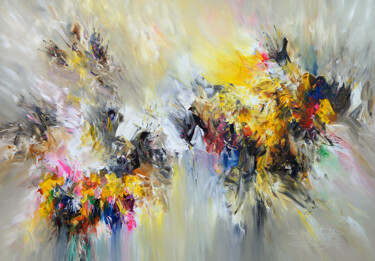 Phenomena XL 1 Painting titled "Phenomena XL 1" by Peter Nottrott, Original Artwork, Acrylic
