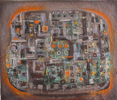 Painting titled "Acrylic on canvas" by Vanja Marojevic, Original Artwork, Acrylic
