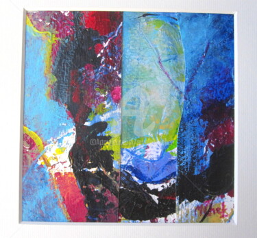 Malerei mit dem Titel "Triptyque" von Monique Chef, Original-Kunstwerk