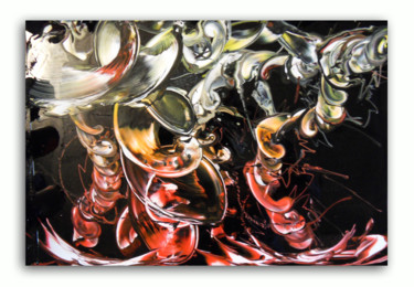 Malerei mit dem Titel "Tableau Bombes aero…" von Airgone, Original-Kunstwerk, Acryl