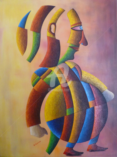 Peinture intitulée "bouboule.jpg" par B.Gomes, Œuvre d'art originale