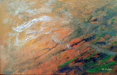Peinture intitulée "Petit abstrait" par Marian Cobos, Œuvre d'art originale, Huile