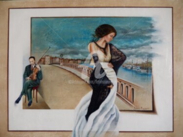 Pintura titulada "Pour ne jamais plus" por Fatima Marques, Obra de arte original, Oleo