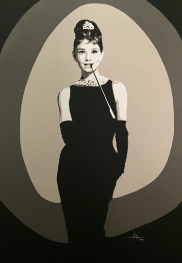 제목이 "Portrait Collage Au…"인 콜라주 Jerome Bourgeot로, 원작, 페이퍼 컷팅
