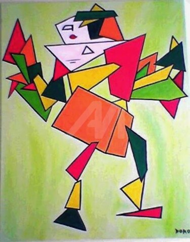 Peinture intitulée "Envolons nous" par Madorssane, Œuvre d'art originale, Huile