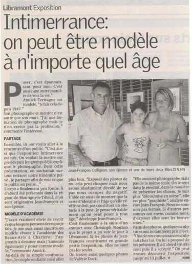제목이 "Annick expose au ce…"인 사진 Annick Terwagne, Pastelliste De La Fémin로, 원작