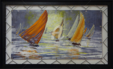 Peinture intitulée "scintillement.jpg" par Nathalie Armand, Œuvre d'art originale, Acrylique