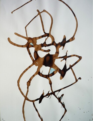 Peinture intitulée "encre 15" par Alain Chenard, Œuvre d'art originale, Encre
