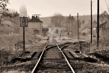 Photography titled "La gare...." by Chrisdaf, Original Artwork
