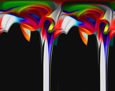 Arte digital titulada "flamencos.jpg" por Decolorado, Obra de arte original, Pintura Digital
