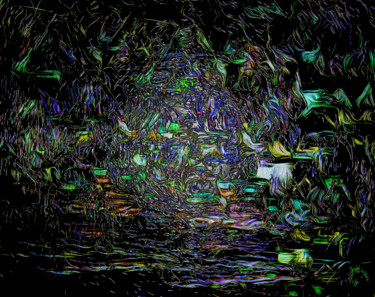 Arte digital titulada "nenufares.jpg" por Decolorado, Obra de arte original, Pintura Digital