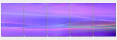 polyptyque ... les dunes colorées. Fotografía titulada "polyptyque ... les…" por Rachèd Zarraï Miladi (Le mutagraphe), Obra de arte original