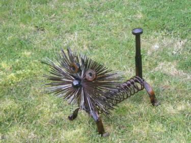 Mon yorkshire Fripouille . Sculpture intitulée "Mon yorkshire Fripo…" par Jean Marc, Œuvre d'art originale