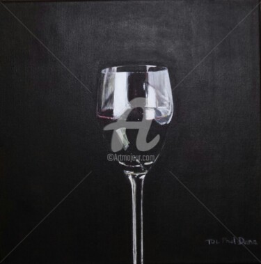 Peinture intitulée "Rouge Noir" par Tolidana, Œuvre d'art originale, Acrylique Monté sur Châssis en bois