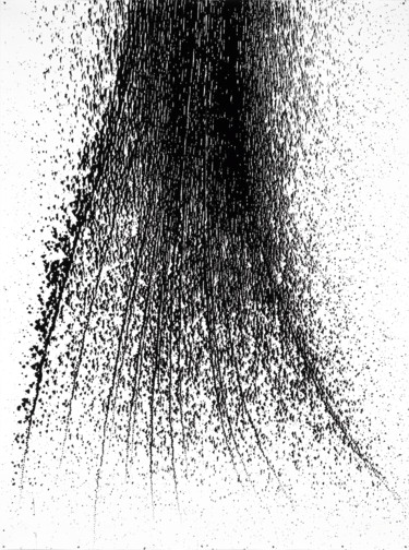 Drawing titled "untitled (violet)" by Scott Short, Original Artwork, Ink