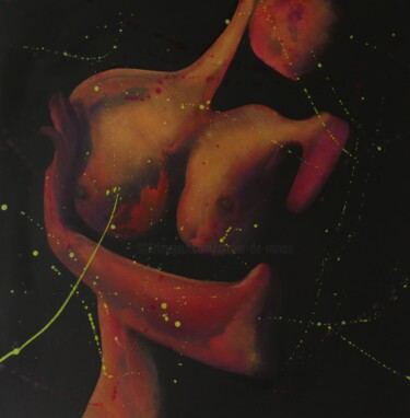 DESAVEU Fluo Peinture intitulée "DESAVEU Fluo" par L'Atelier De Nanou, Œuvre d'art originale, Acrylique