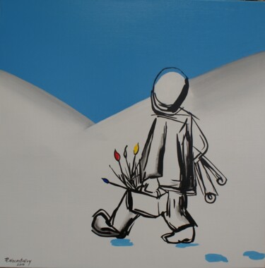 Peinture intitulée "chapitre 5" par René Vincent-Viry, Œuvre d'art originale, Acrylique