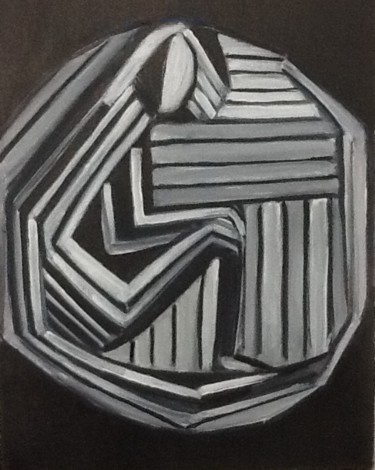 Pintura intitulada "Quarta de cinzas" por Nilda Raw, Obras de arte originais, Outro