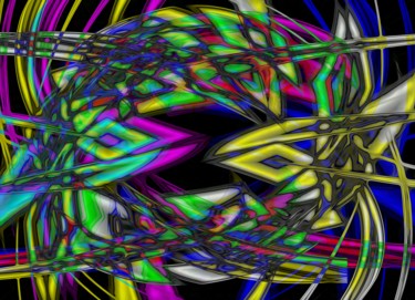 Arte digital titulada "La cigarra y la hor…" por Decolorado, Obra de arte original, Pintura Digital