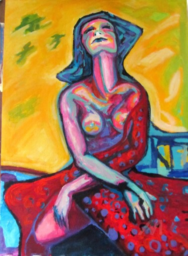 Malerei mit dem Titel "ENERGIES" von Sara Raquel Sarangello, Original-Kunstwerk, Acryl